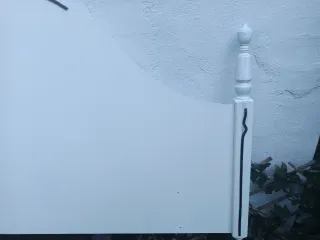 Cabecero madera blanco 150x80 cm