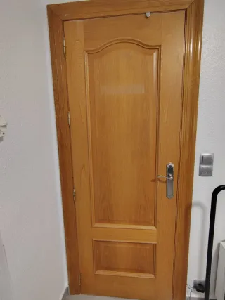 Puerta maciza roble 72cm