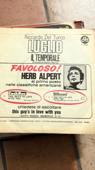 Vinile Riccardo Del Turco - Luglio