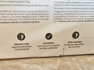 Trona portátil Saro 6-36m <15kg