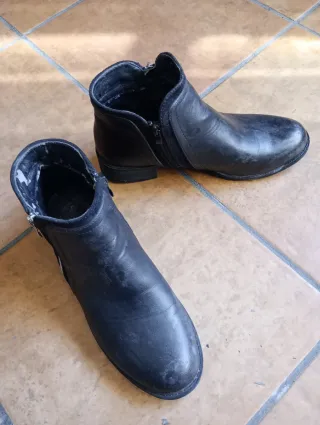 Botines negros mujer