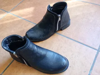 Botines negros mujer