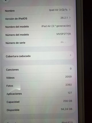 iPad Air 3 Wifi+cellular 256GB + Apple Pencil