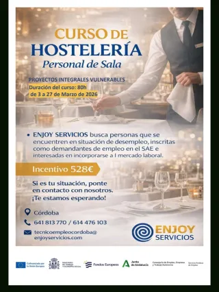 Curso de Personal de sala