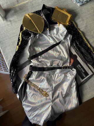 Disfraz Kpop Pop-Star Silver Leader Talla 14-16