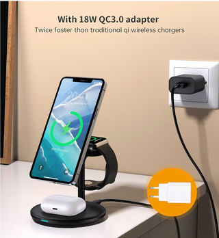 Cargador Inalámbrico 3 en 1 MagSafe