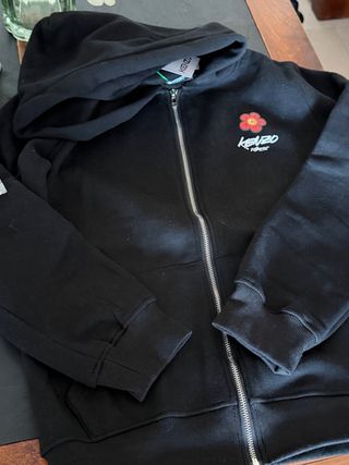 Sudadera Kenzo Negra con Cremallera