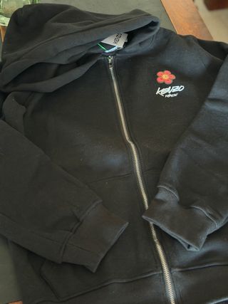 Sudadera Kenzo Negra con Cremallera