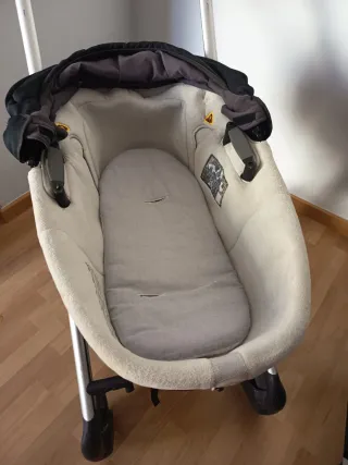 Carro de bebé 3 piezas: capazo, sillita y masicosi