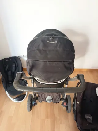 Carro de bebé 3 piezas: capazo, sillita y masicosi