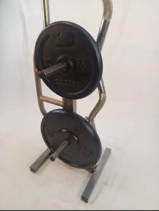 Soporte discos pesas 28 y 30 mm decathlon domyos