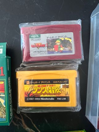Famicom Mini Zelda 1 e 2 GBA JAP