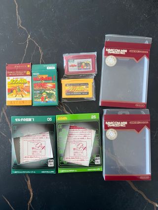 Famicom Mini Zelda 1 e 2 GBA JAP