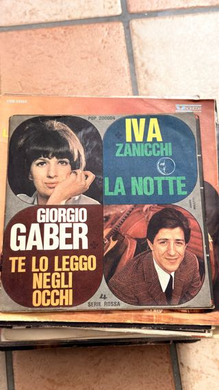 Vinile Giorgio Gaber / Iva Zanicchi - Serie Rossa