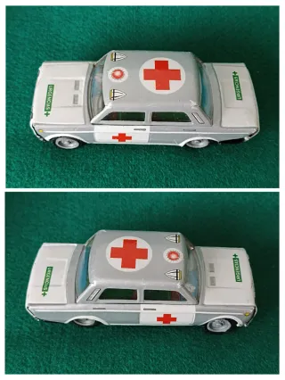 coche antiguo de chapa Ambulancia Seat 1430 PAYA