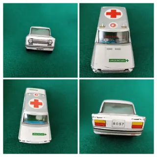 coche antiguo de chapa Ambulancia Seat 1430 PAYA