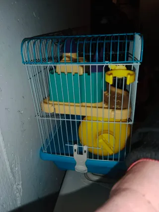 Jaula para hámster con accesorios