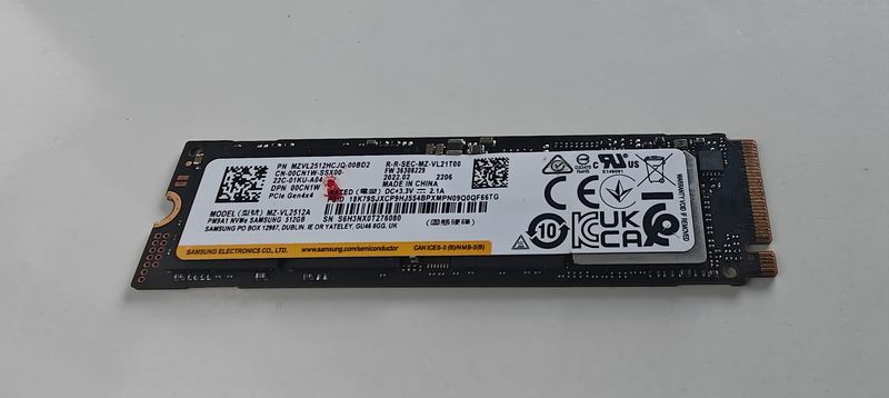 Disco M.2 NVME Samsung 980 PRO 512GB - Ocasion!