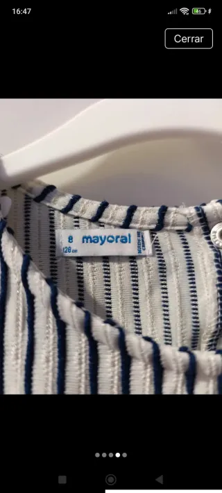 Mono niña Mayoral rayas