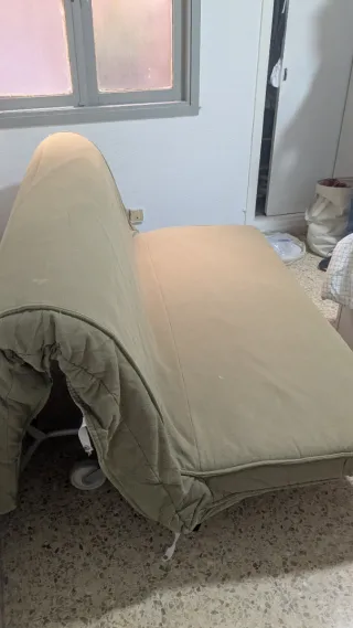 Sofá Cama Ikea Verde Tela