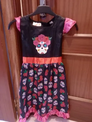 Disfraz Calavera Día de Muertos Niña