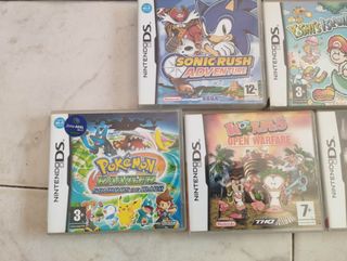 Lote 5 Cajas Nintendo DS Castellano