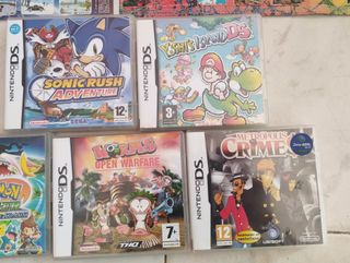 Lote 5 Cajas Nintendo DS Castellano