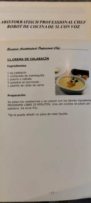 Robot Cocina Con Voz