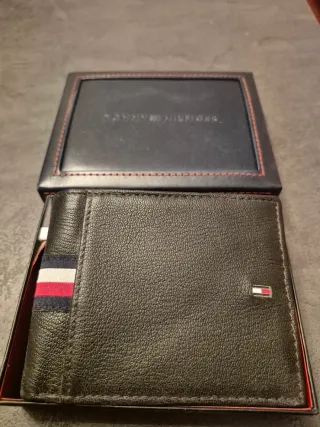 Cartera Tommy Hilfiger Hombre Negra