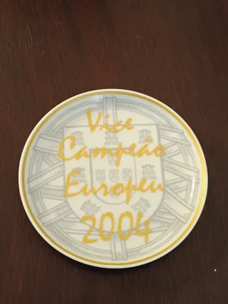 Prato Comemorativo Vice Campeão Europeu 2004