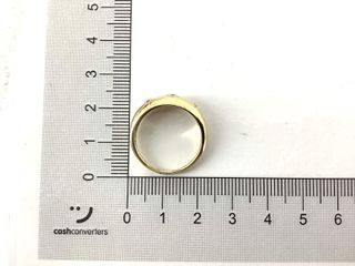 anillo oro 18k con piedra con circonita