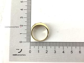 anillo oro 18k con piedra con circonita