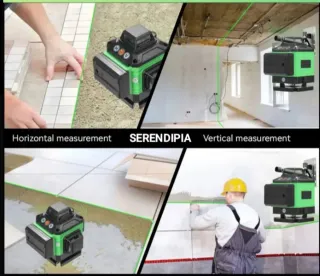 NIVEL LASER 4D 16 LÍNEAS 360° MAS ACCESORIOS.