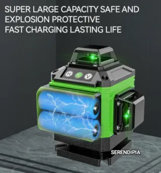 NIVEL LASER 4D 16 LÍNEAS 360° MAS ACCESORIOS.