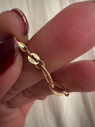 Pulsera eslabones oro El Corte Inglés