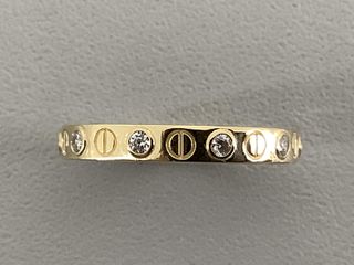 anillo oro 18k con piedra con circonita