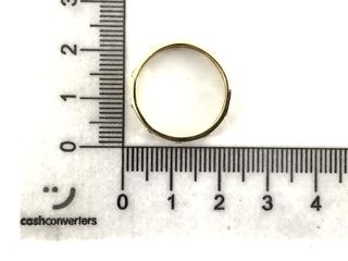 anillo oro 18k con piedra con circonita