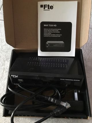 Decodificador TDT Fte maximal MAX T220 HD DVB-T2