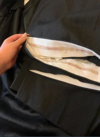 Traje Negro " Emidio Tucci "