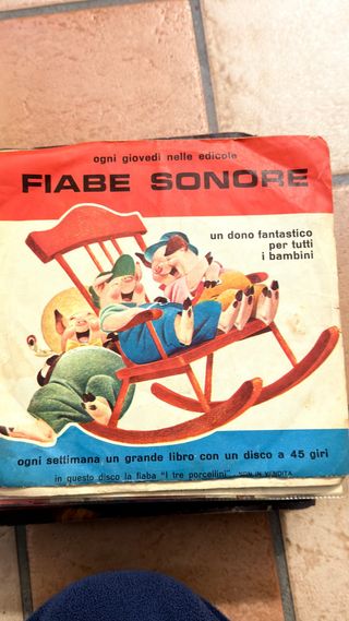 FIABE SONORE - I tre porcellini Vinile 45 giri