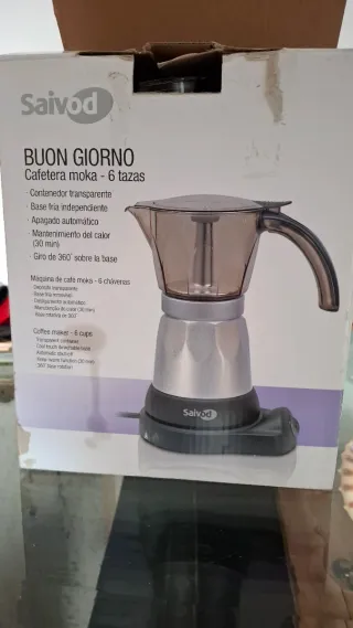 Cafetera Moka Saivod Buon Giorno 6 Tazas