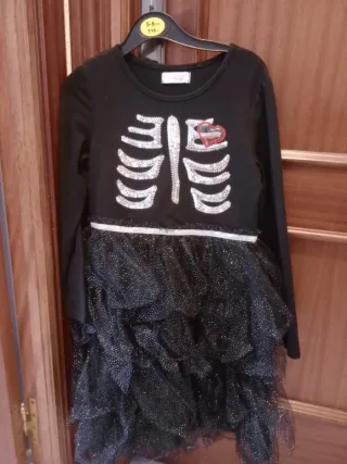 Disfraz esqueleto niña 7-8 años