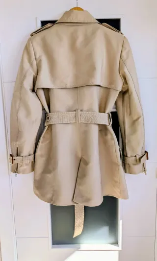 Zara Talla S/M - Gabardina Beige
