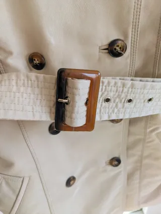 Zara Talla S/M - Gabardina Beige