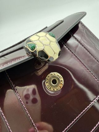 Bolso Bvlgari Serpenti Morado