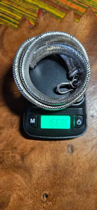 Collana snake in  argento