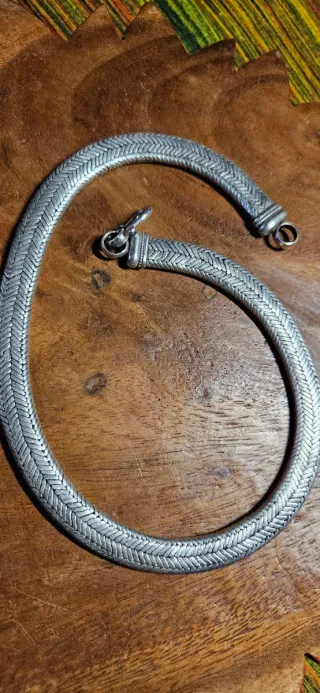 Collana snake in  argento