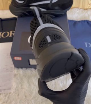 Zapatillas b22 Dior Negras y Grises - Talla 43