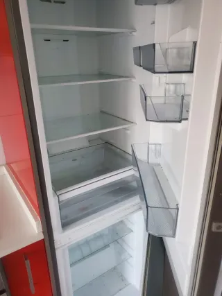 Frigorífico combi acero inoxidable