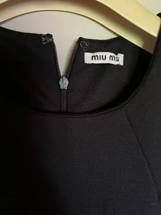 Vestido Miu Miu Negro